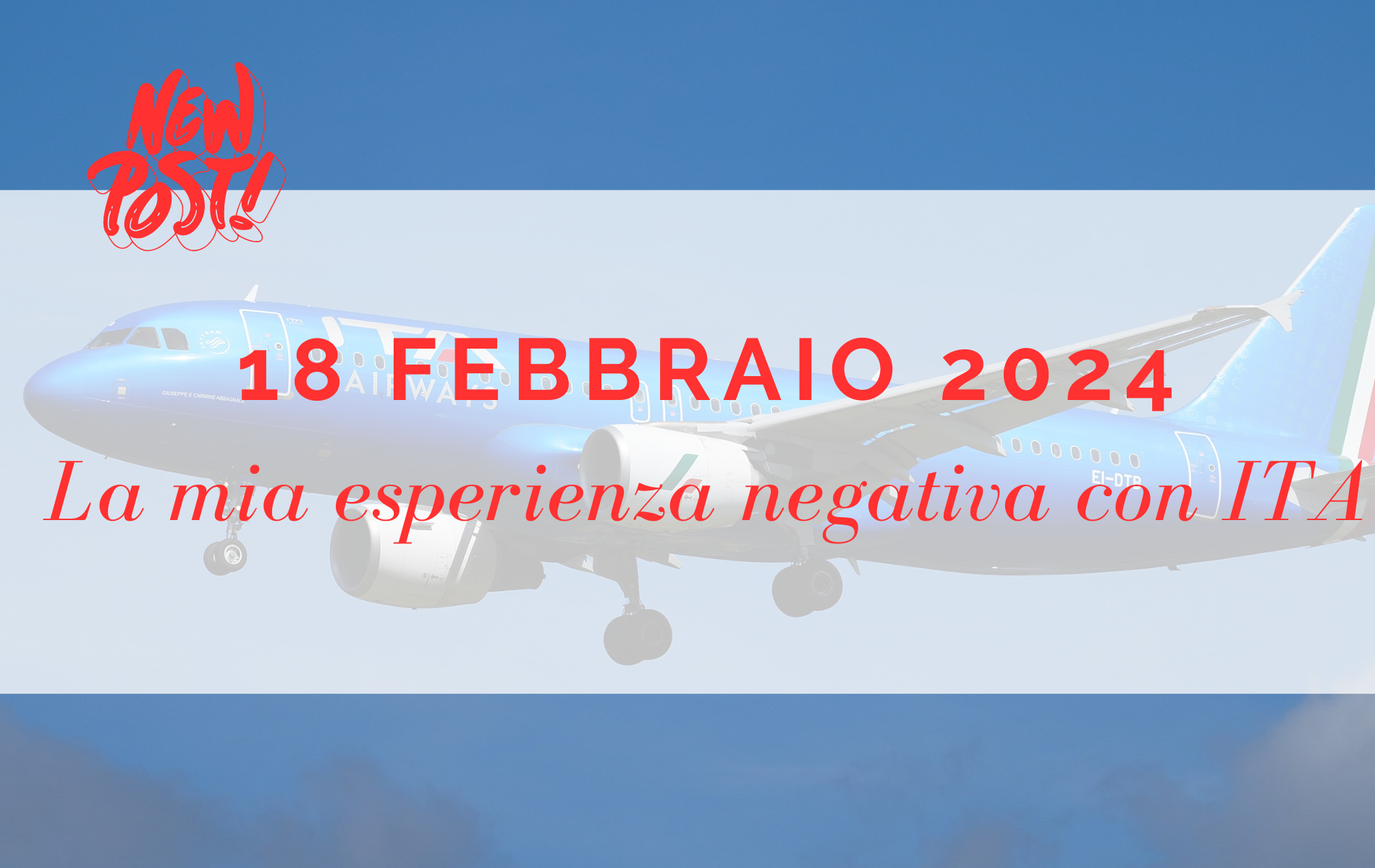 volare con Ita airways